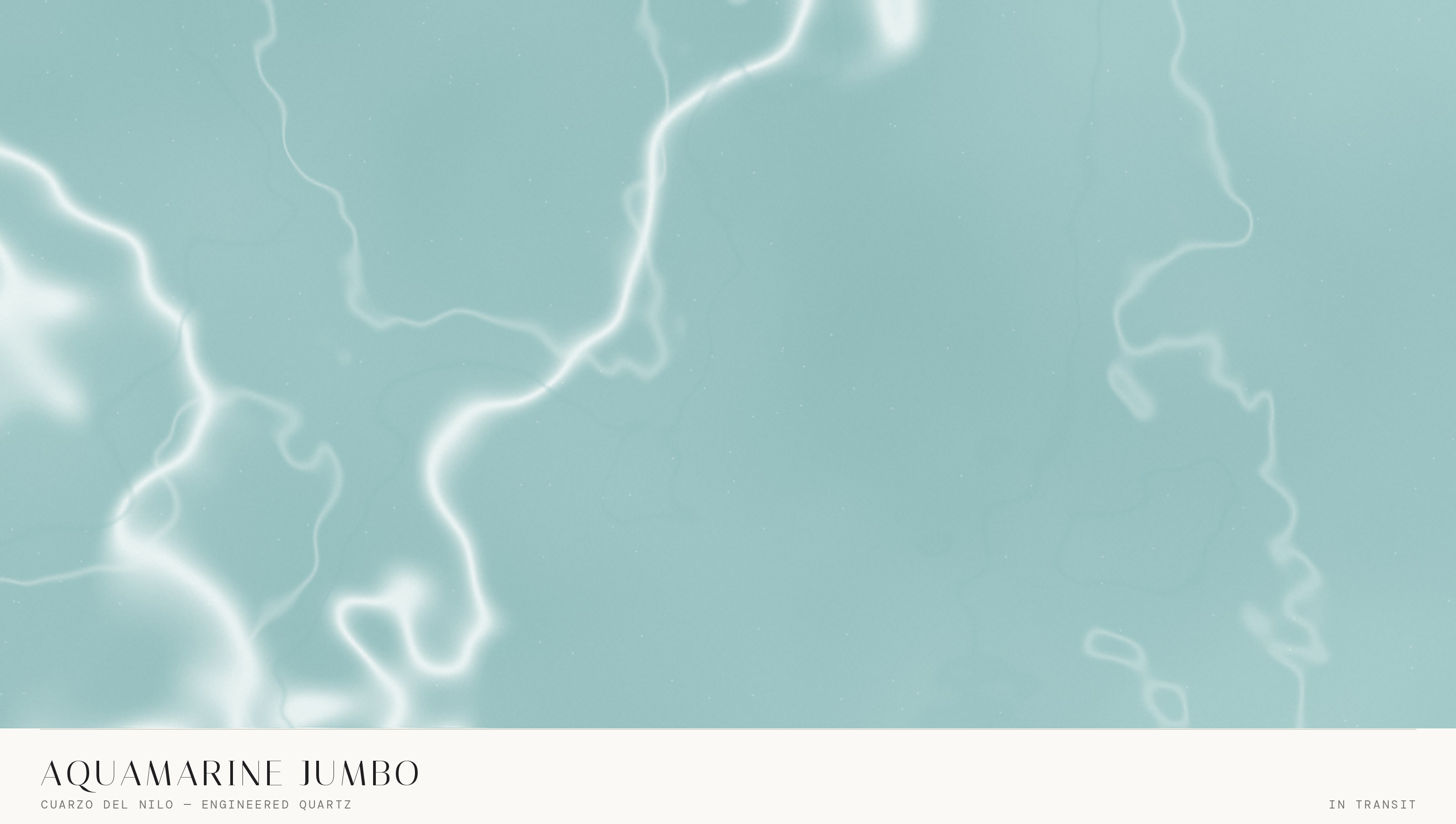 Aquamarine Jumbo — Cuarzo Del Nilo quartz slab