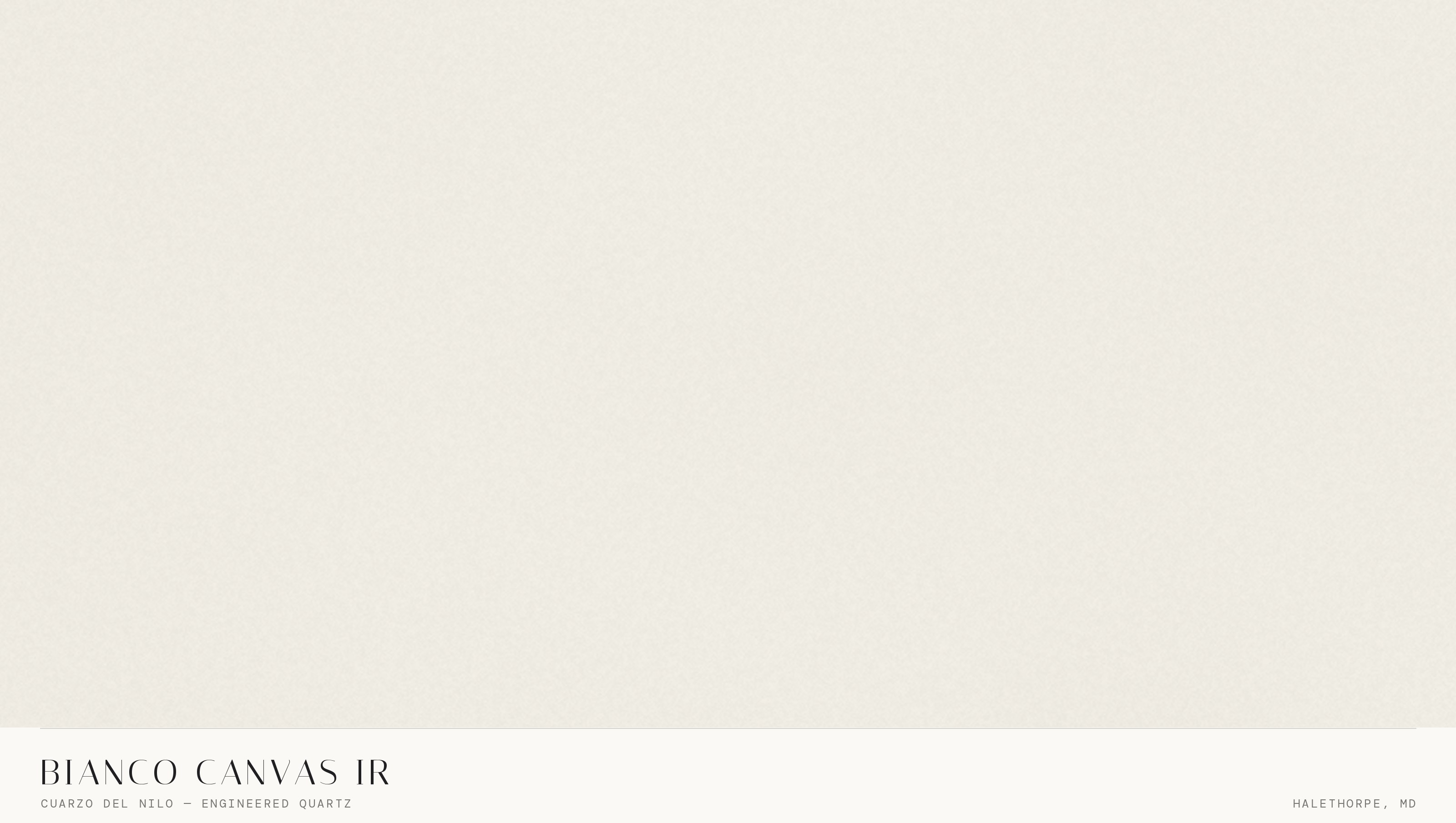 Bianco Canvas IR — Cuarzo Del Nilo quartz slab
