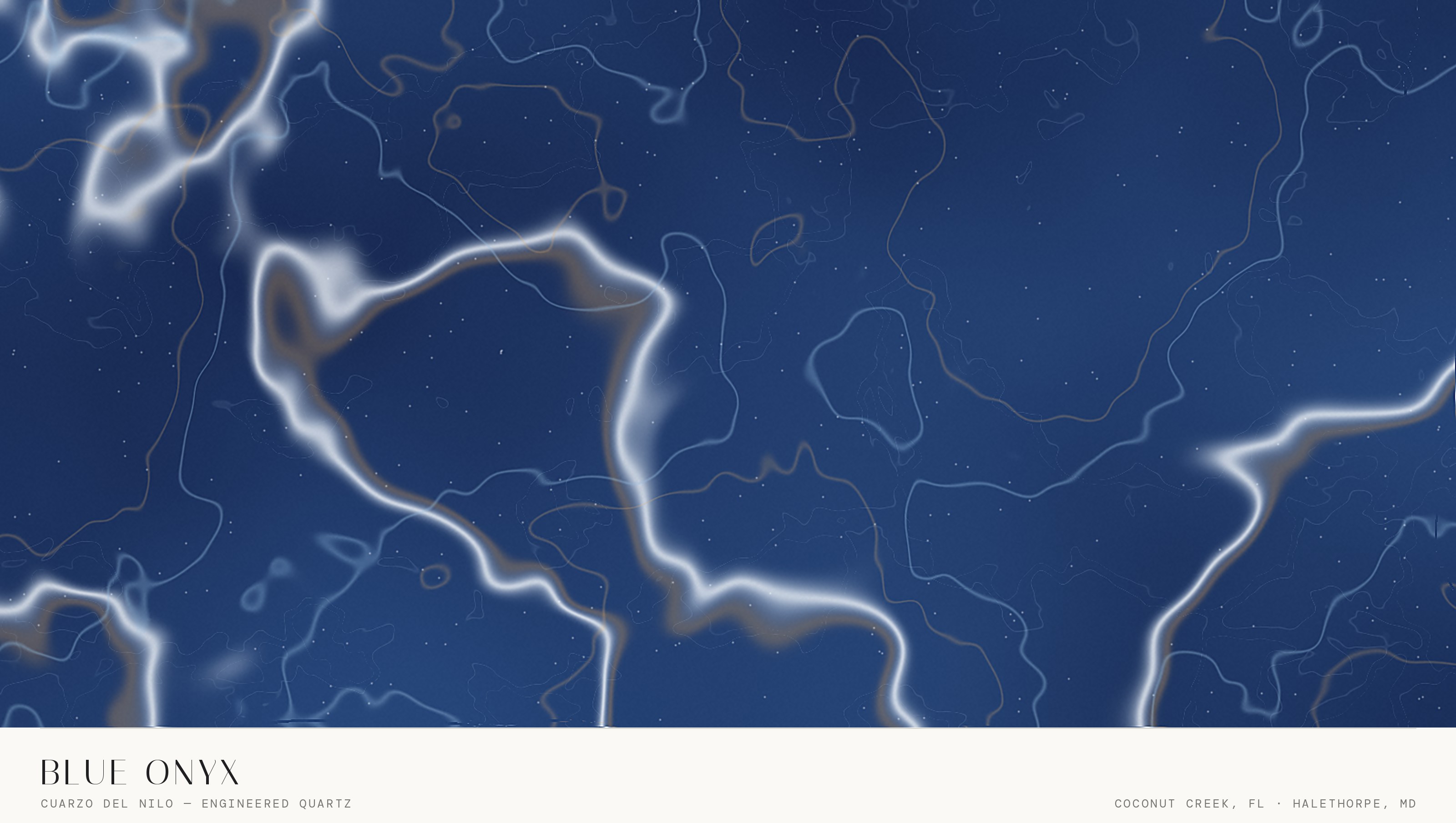 Blue Onyx — Cuarzo Del Nilo quartz slab