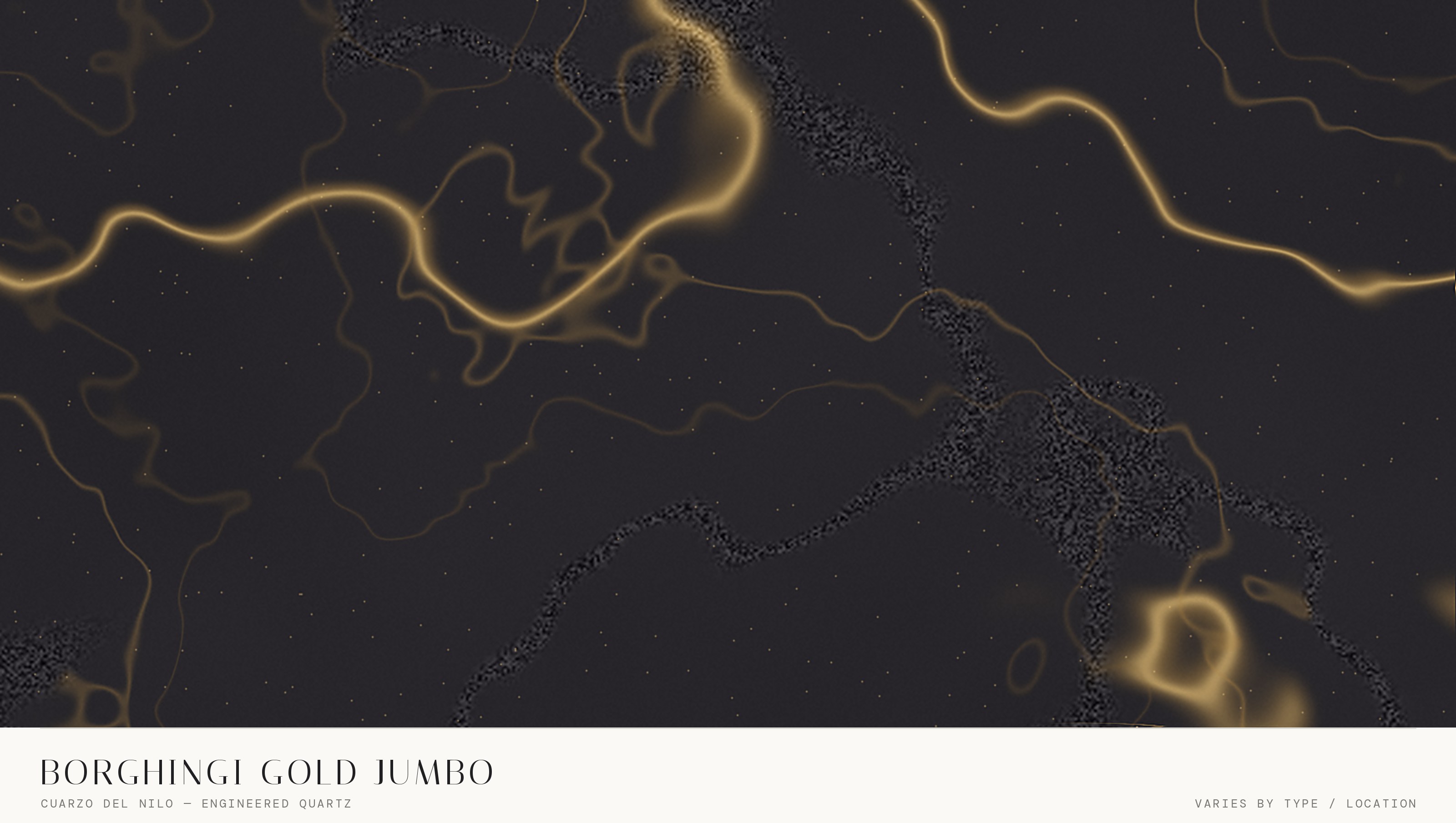 Borghingi Gold Jumbo — Cuarzo Del Nilo quartz slab